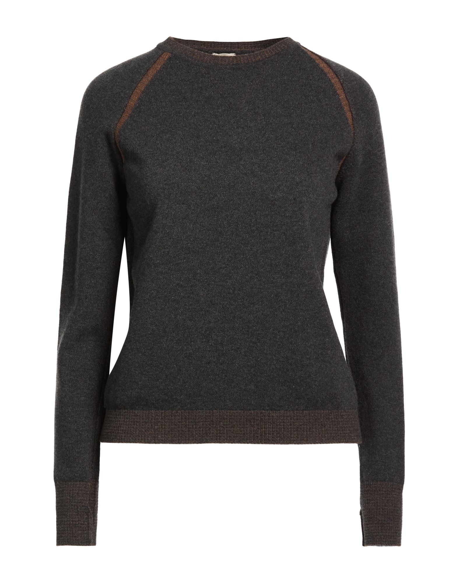 H953 Pullover Damen Braungrau von H953