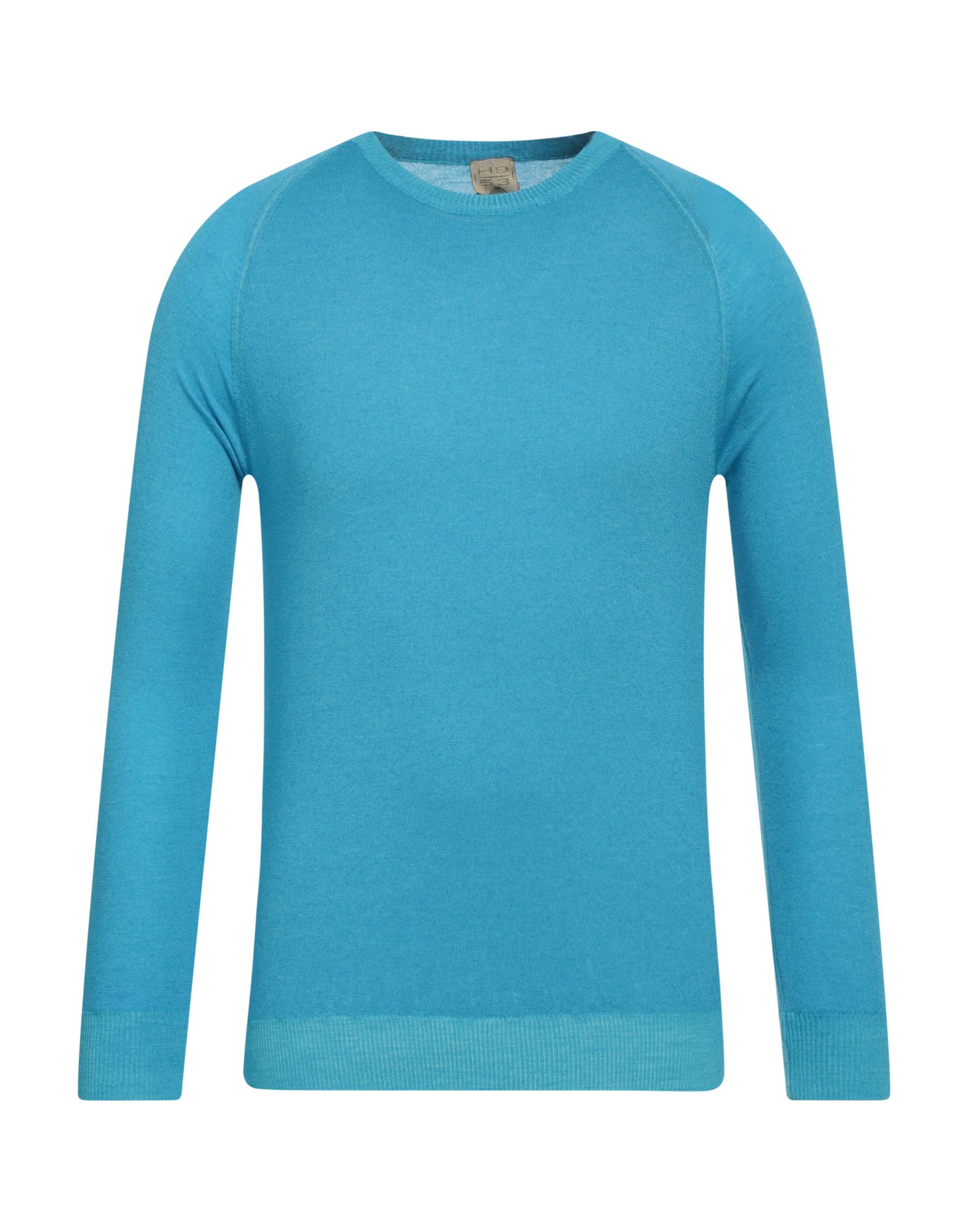 H953 Pullover Herren Azurblau von H953