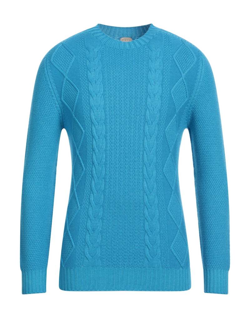 H953 Pullover Herren Azurblau von H953