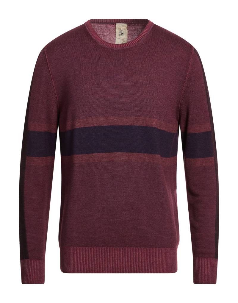 H953 Pullover Herren Bordeaux von H953