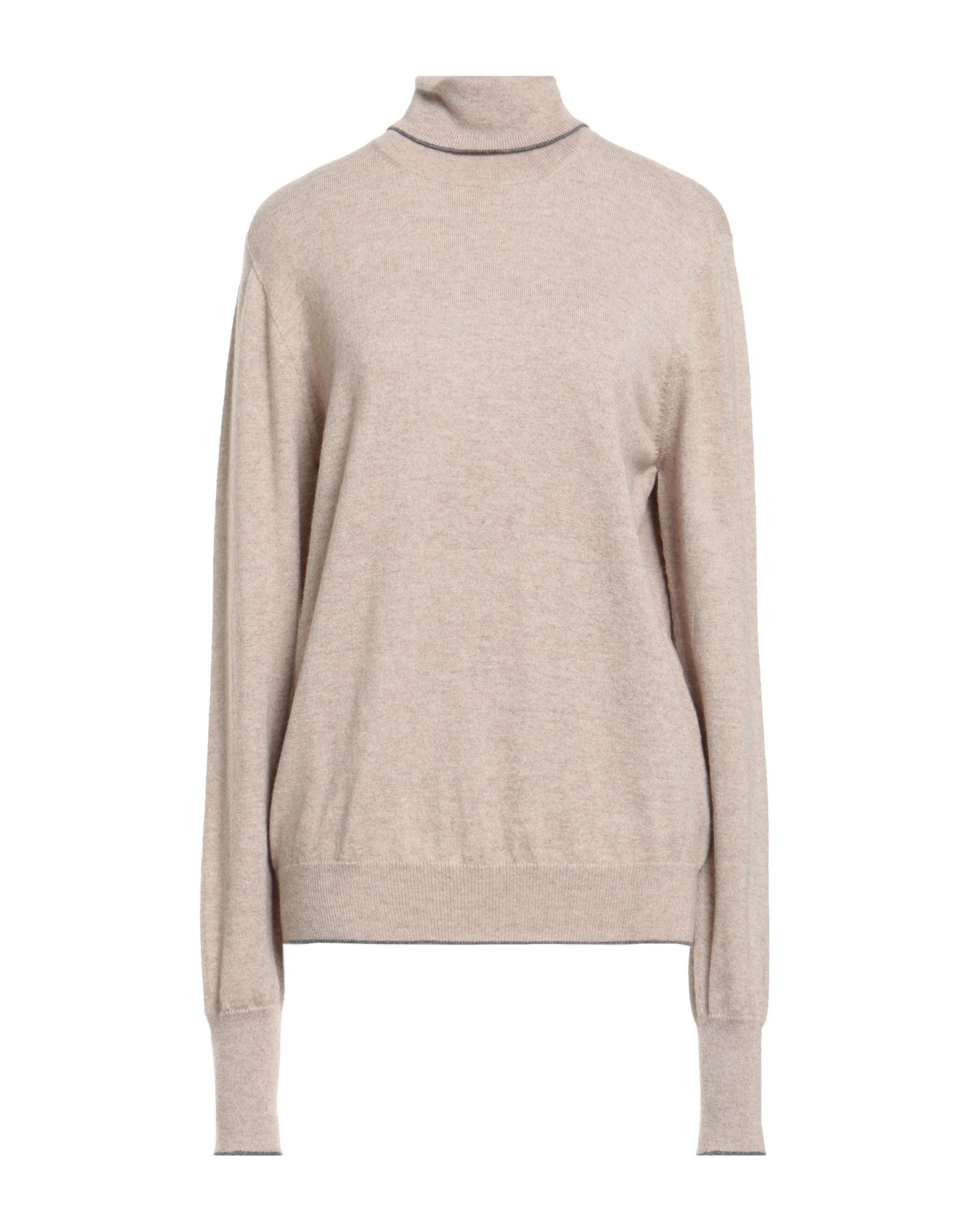 H953 Rollkragenpullover Damen Maulwurfsgrau von H953