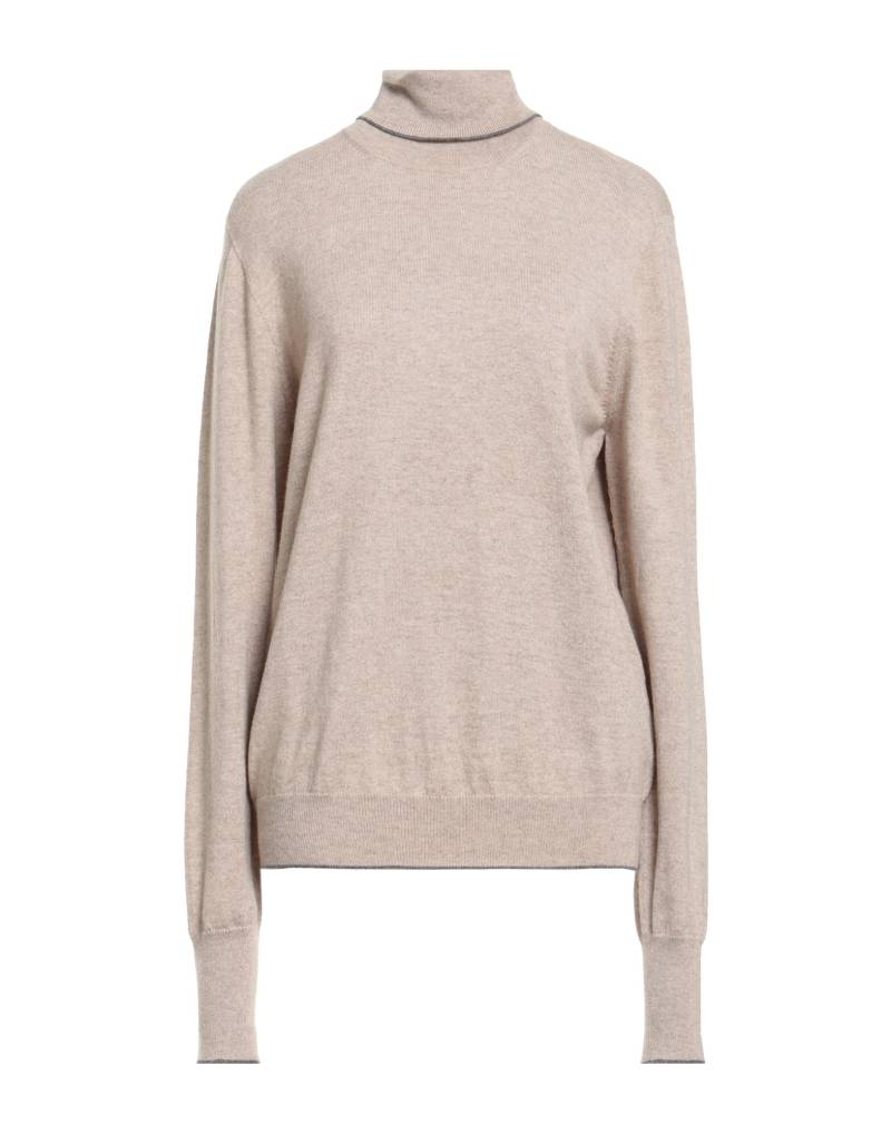 H953 Rollkragenpullover Damen Maulwurfsgrau von H953