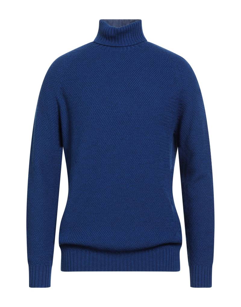 H953 Rollkragenpullover Herren Blau von H953