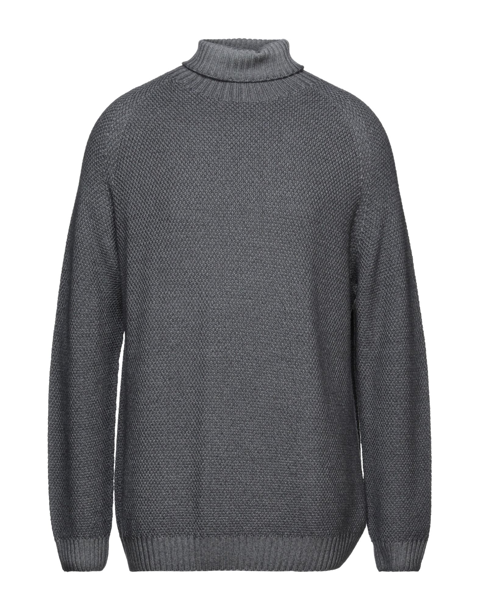 H953 Rollkragenpullover Herren Blei von H953
