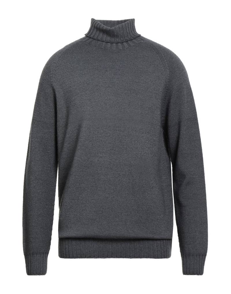 H953 Rollkragenpullover Herren Braungrau von H953