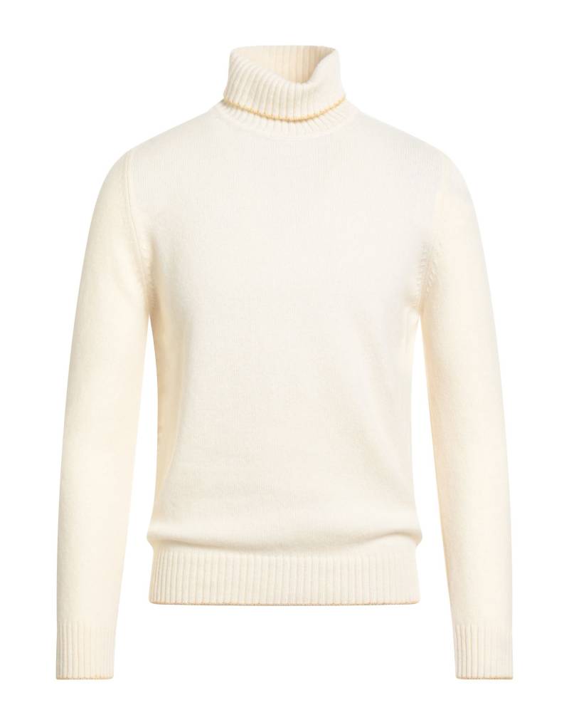 H953 Rollkragenpullover Herren Cremeweiß von H953