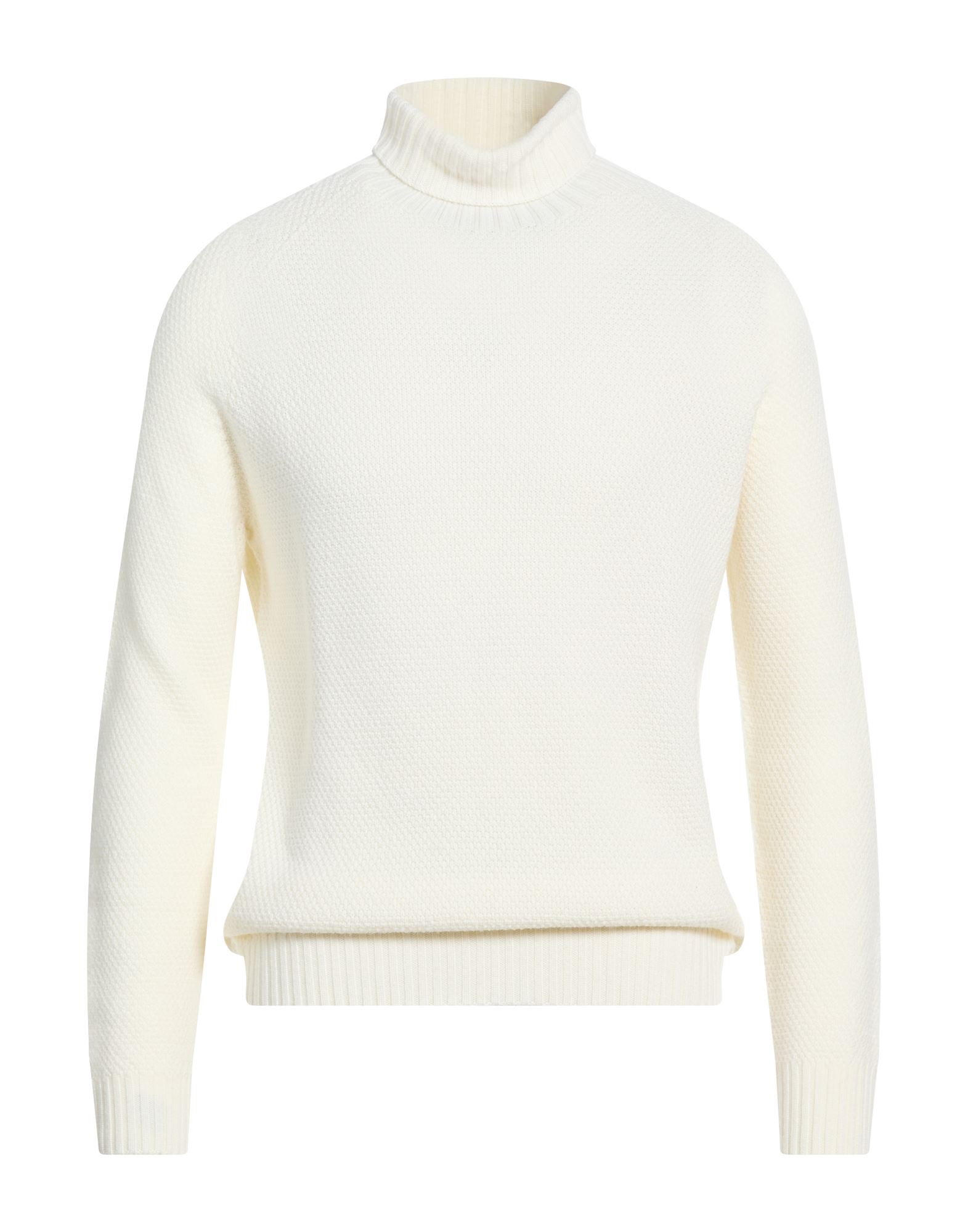H953 Rollkragenpullover Herren Cremeweiß von H953