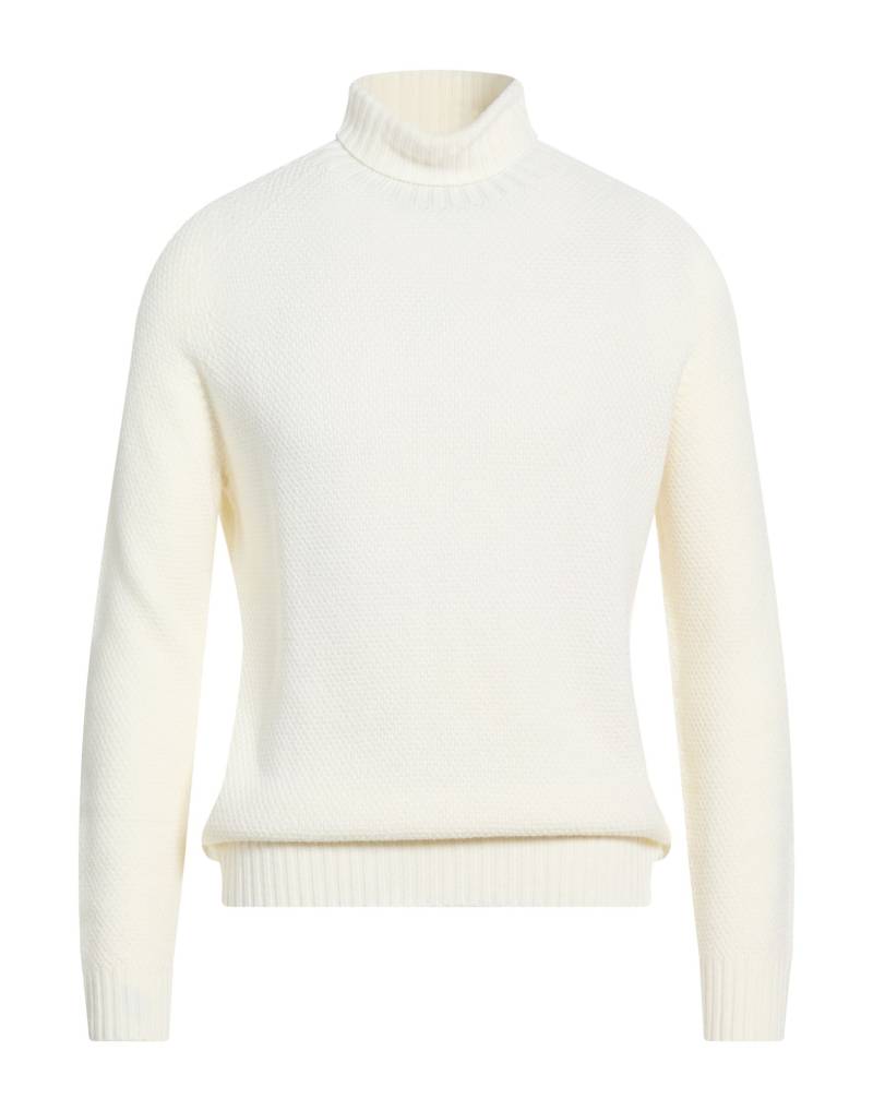 H953 Rollkragenpullover Herren Cremeweiß von H953