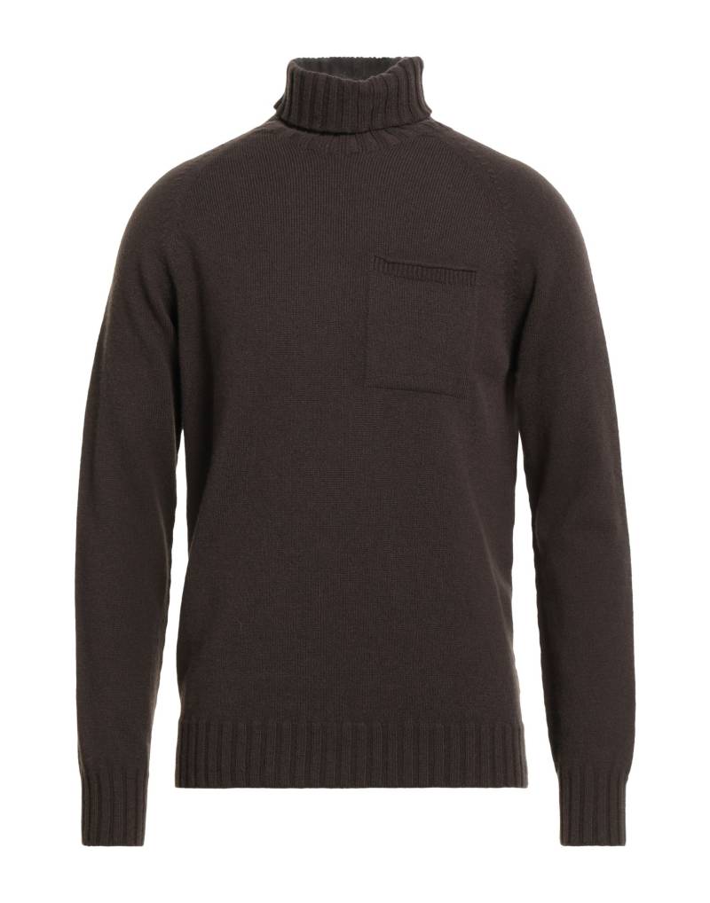 H953 Rollkragenpullover Herren Dunkelbraun von H953