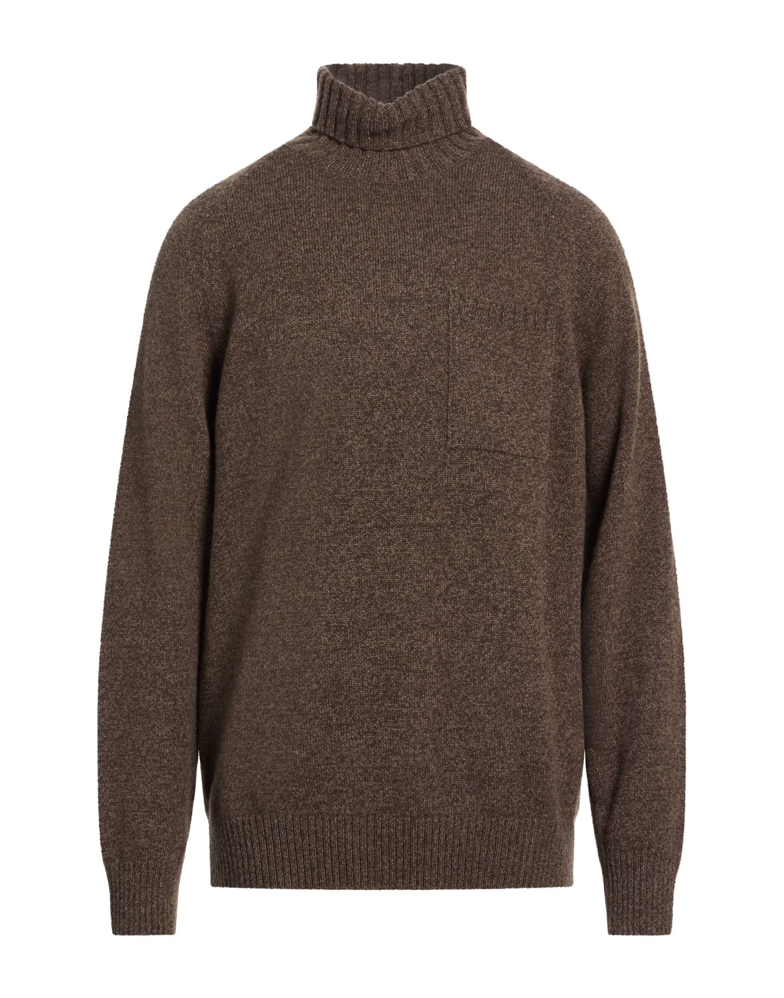 H953 Rollkragenpullover Herren Dunkelbraun von H953