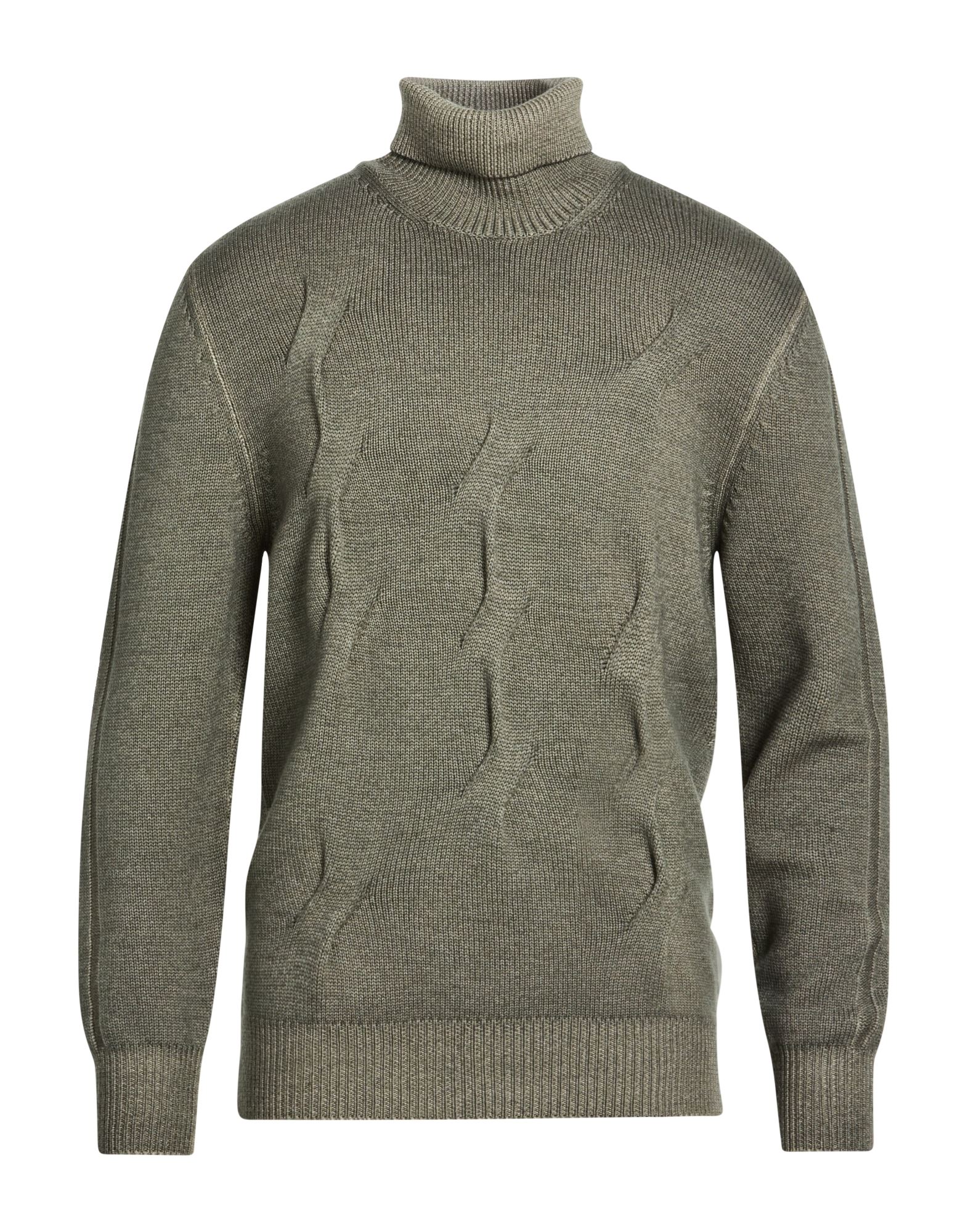 H953 Rollkragenpullover Herren Dunkelgrün von H953