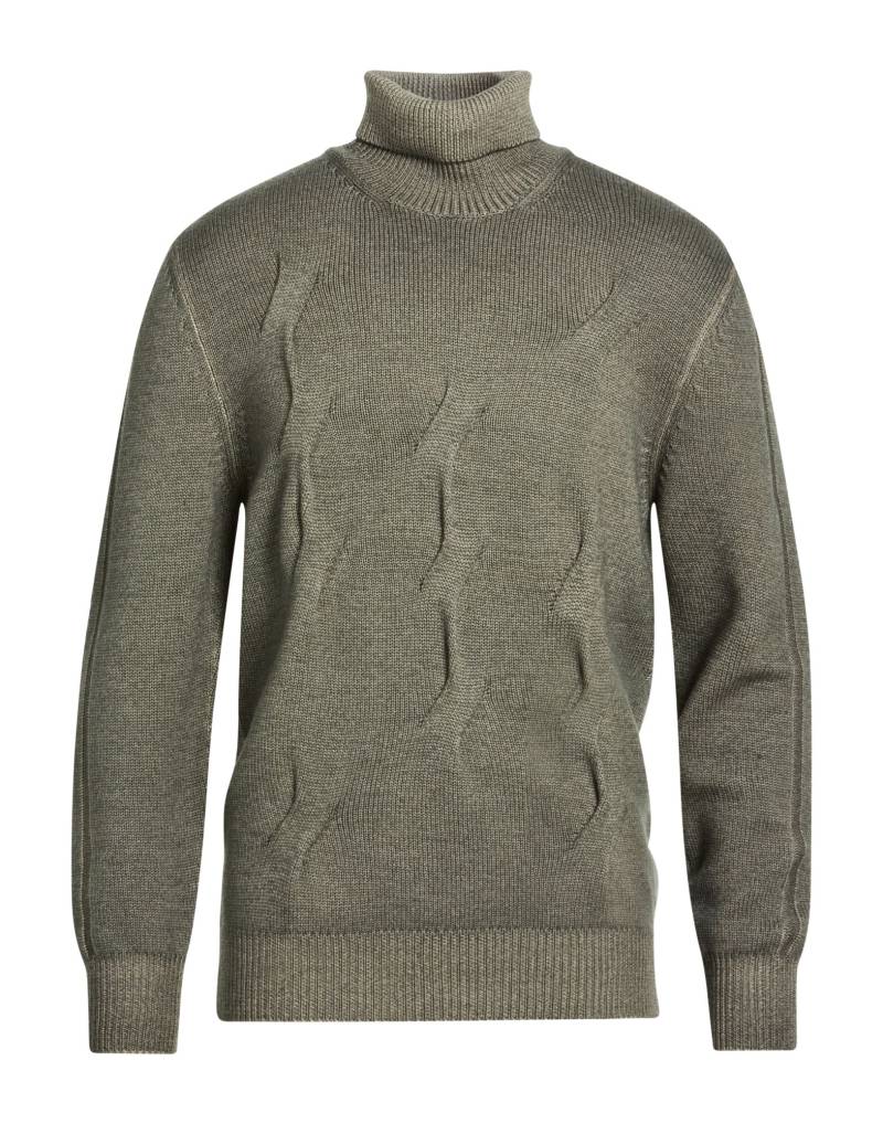 H953 Rollkragenpullover Herren Dunkelgrün von H953