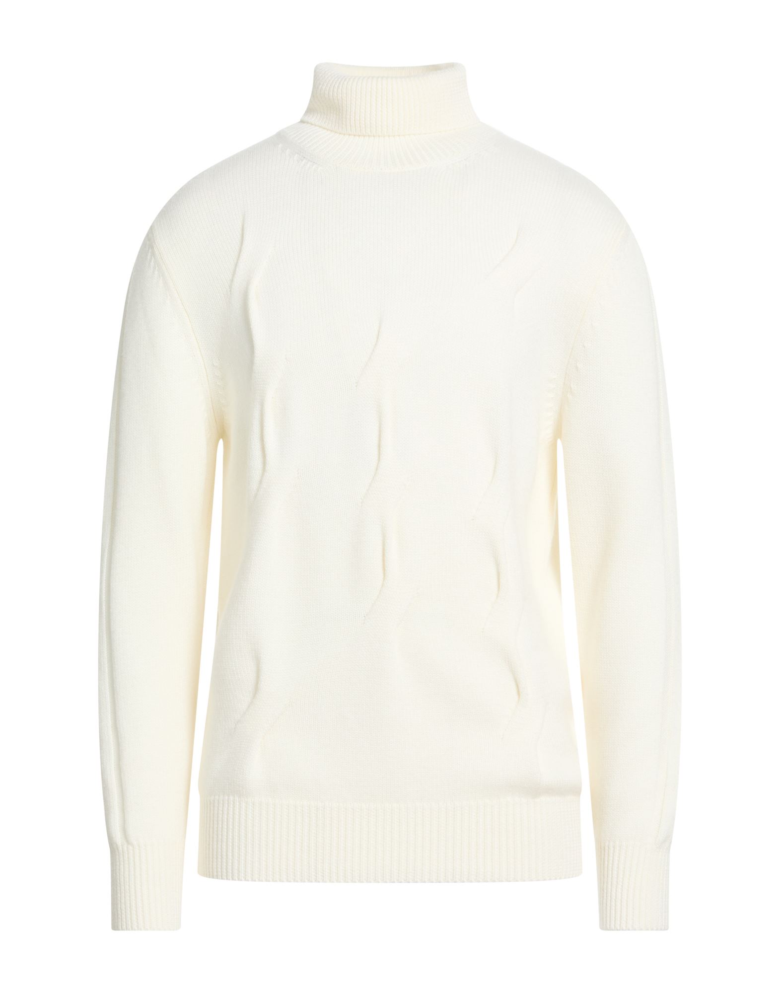 H953 Rollkragenpullover Herren Elfenbein von H953