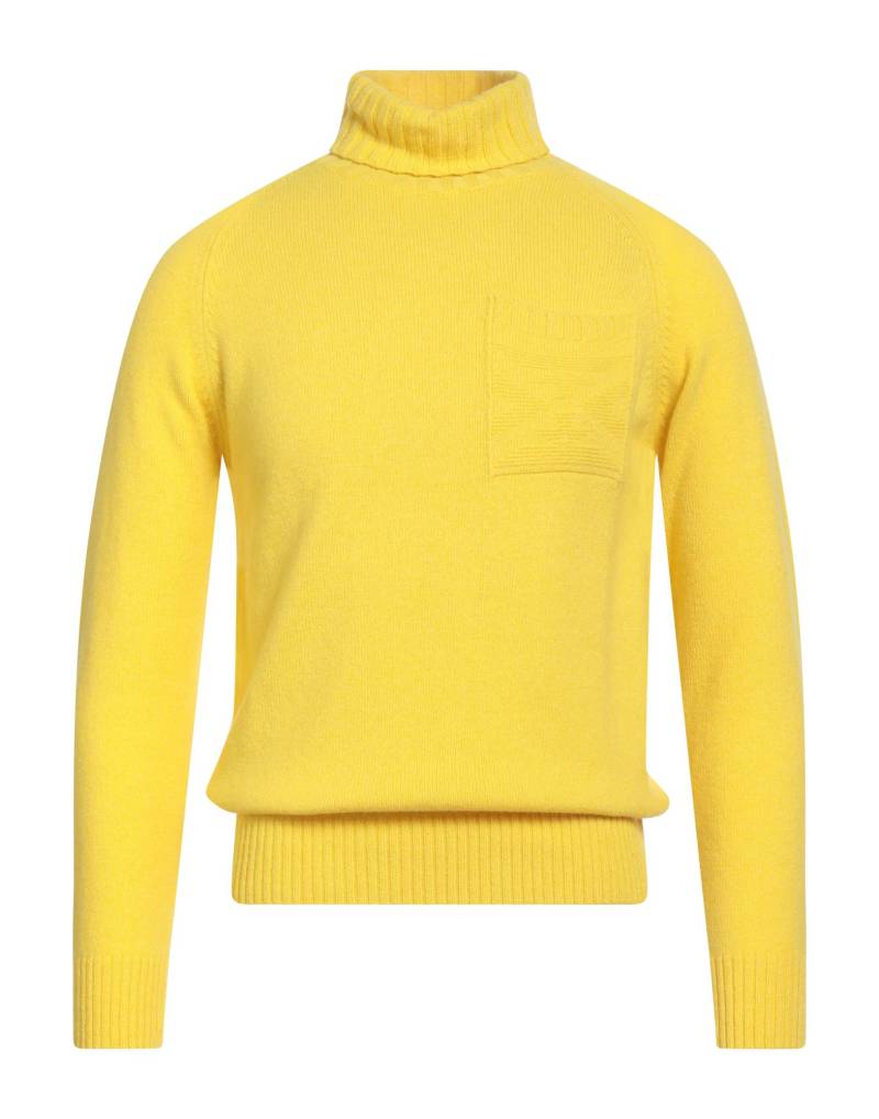 H953 Rollkragenpullover Herren Gelb von H953