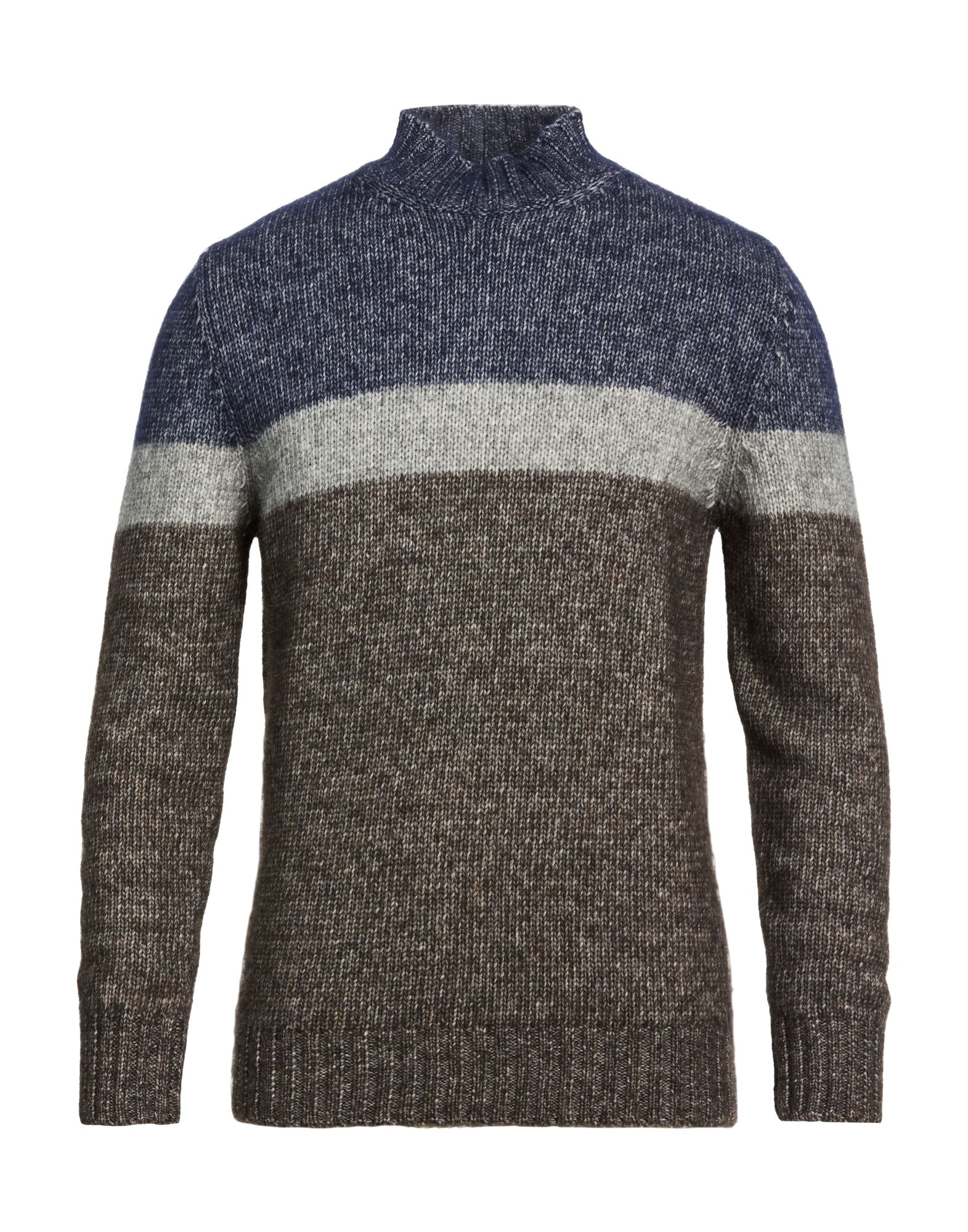 H953 Rollkragenpullover Herren Grau von H953