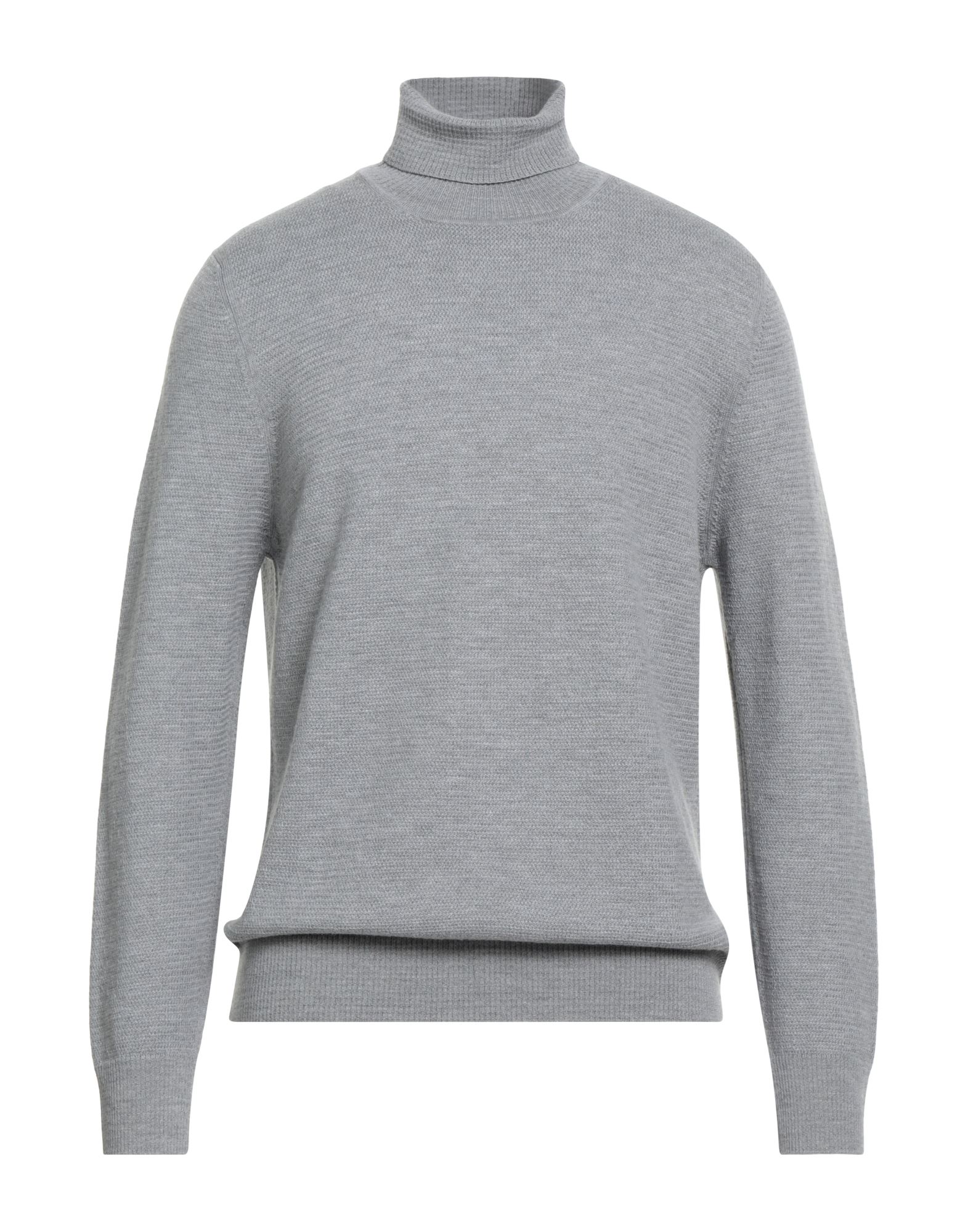 H953 Rollkragenpullover Herren Grau von H953