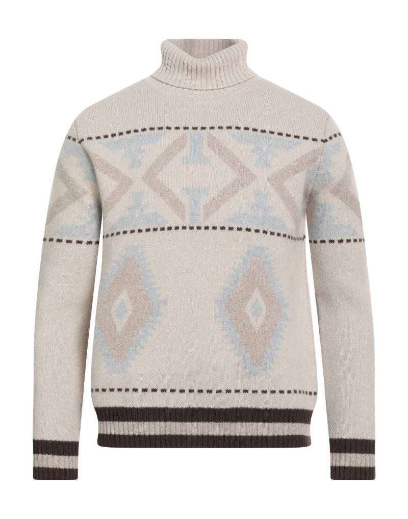 H953 Rollkragenpullover Herren Hellgrau von H953