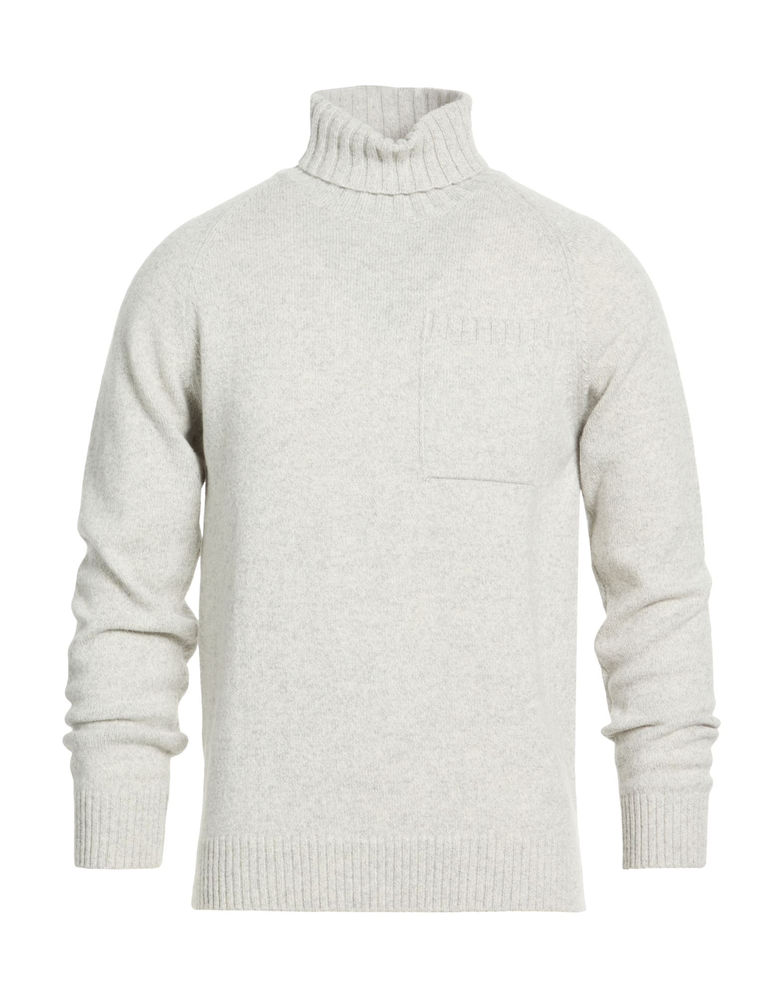 H953 Rollkragenpullover Herren Hellgrau von H953
