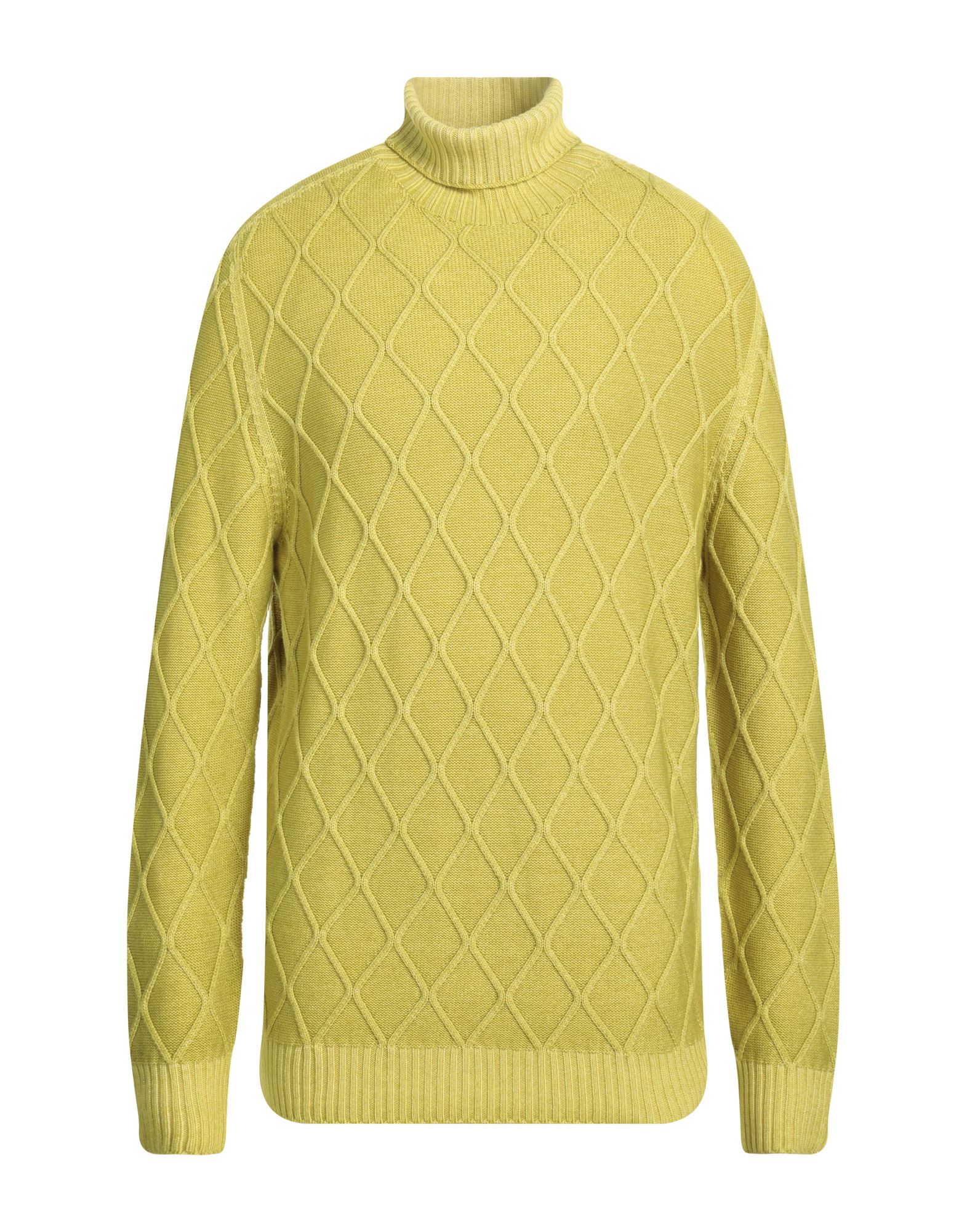 H953 Rollkragenpullover Herren Limettengrün von H953