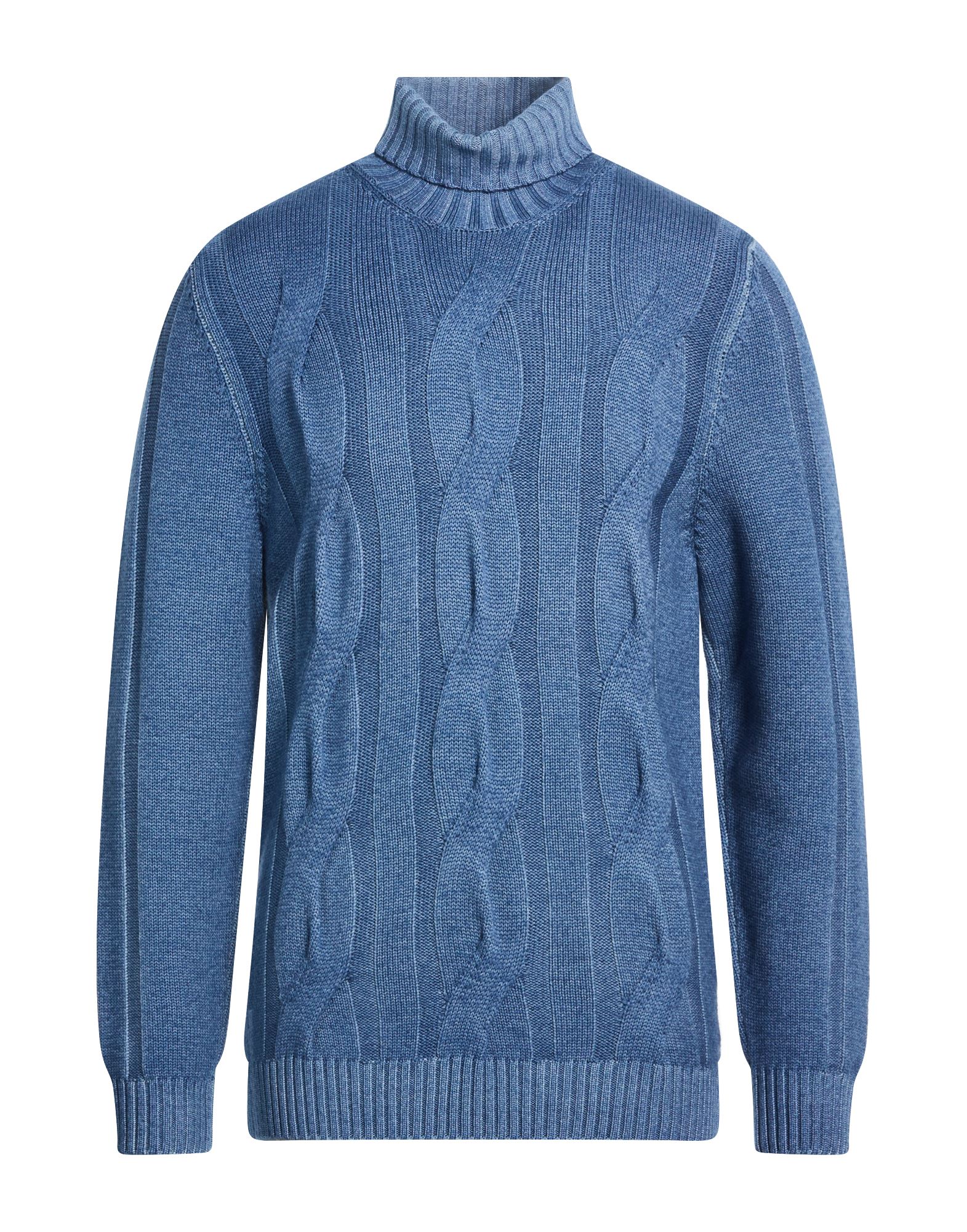 H953 Rollkragenpullover Herren Marineblau von H953