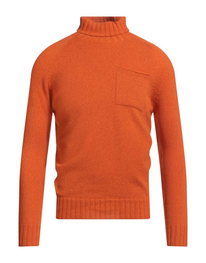 H953 Rollkragenpullover Herren Orange von H953