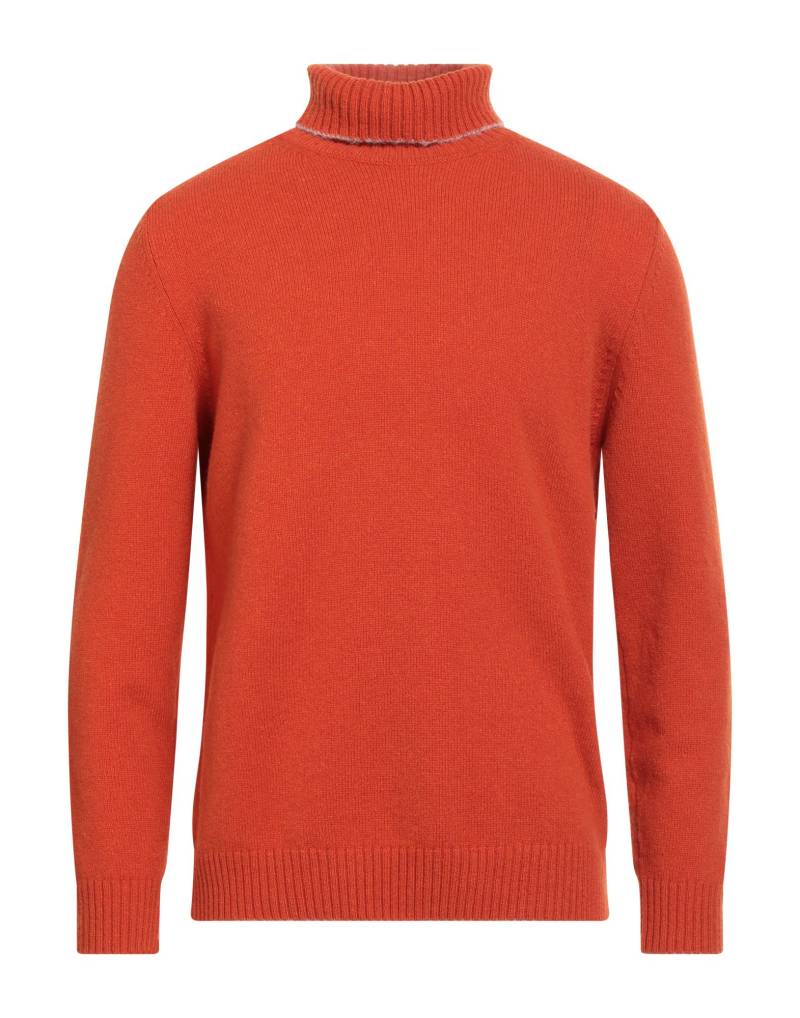 H953 Rollkragenpullover Herren Rostrot von H953