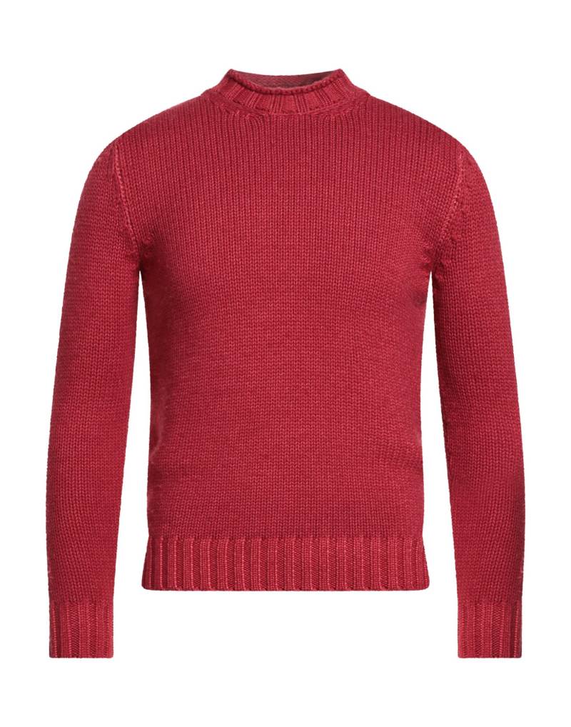 H953 Rollkragenpullover Herren Rot von H953
