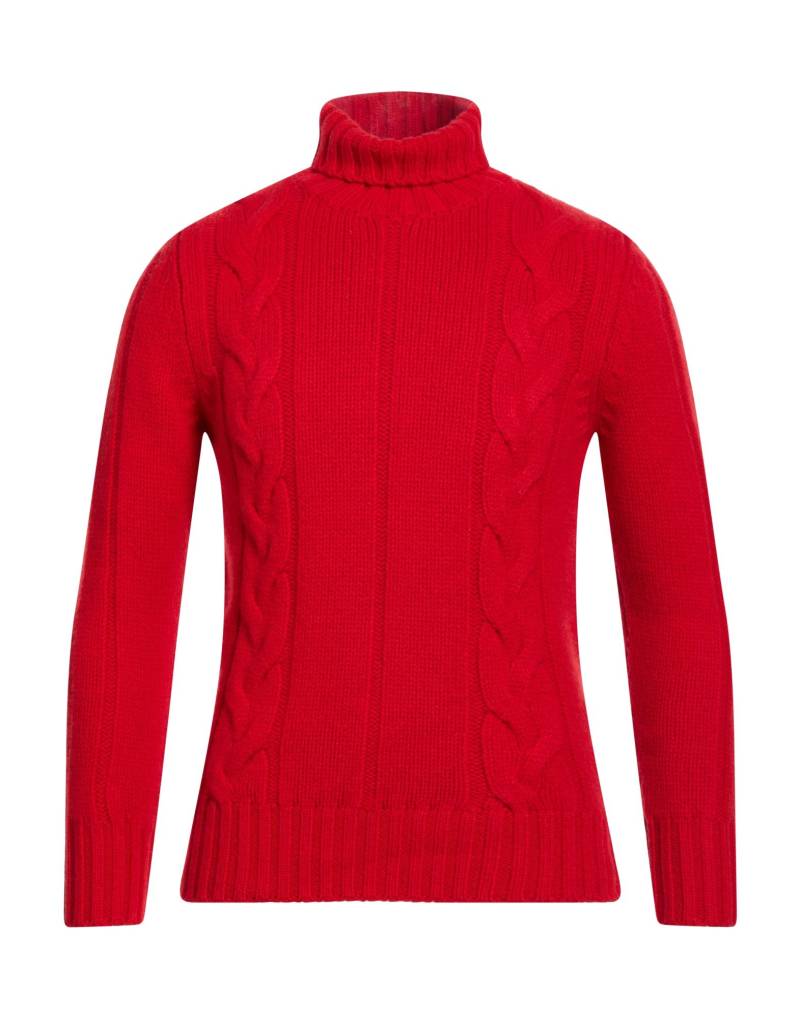 H953 Rollkragenpullover Herren Rot von H953