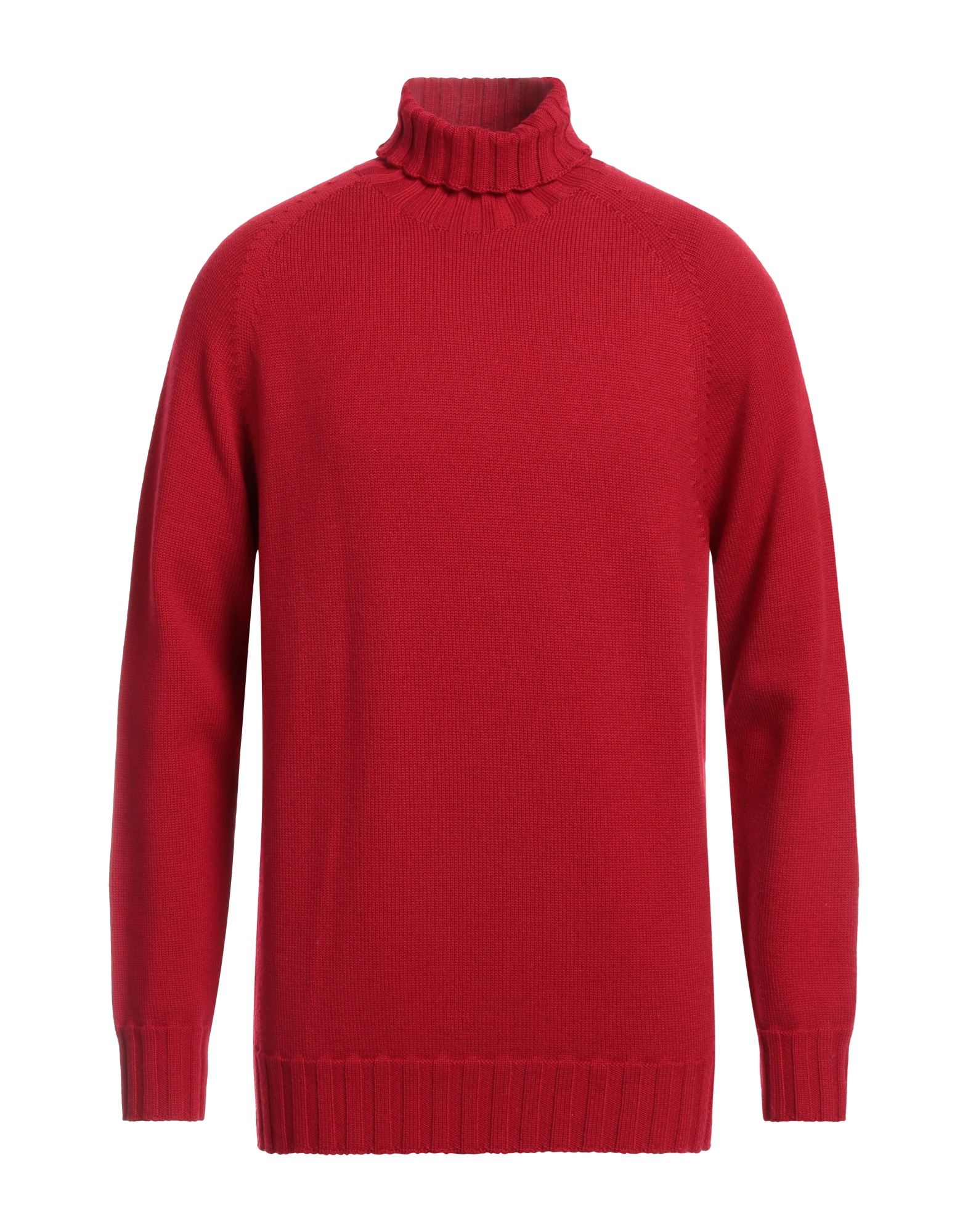 H953 Rollkragenpullover Herren Rot von H953