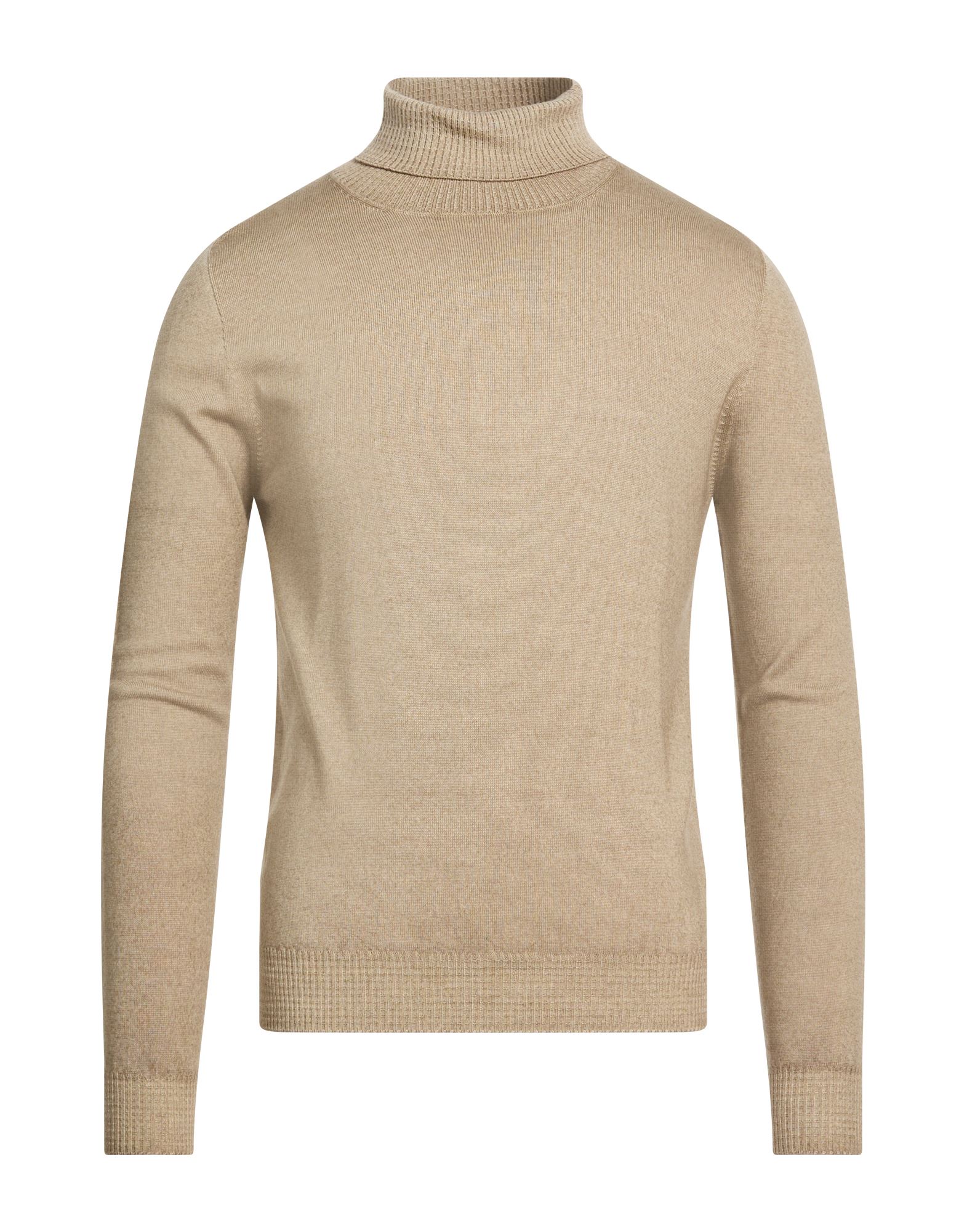 H953 Rollkragenpullover Herren Sand von H953