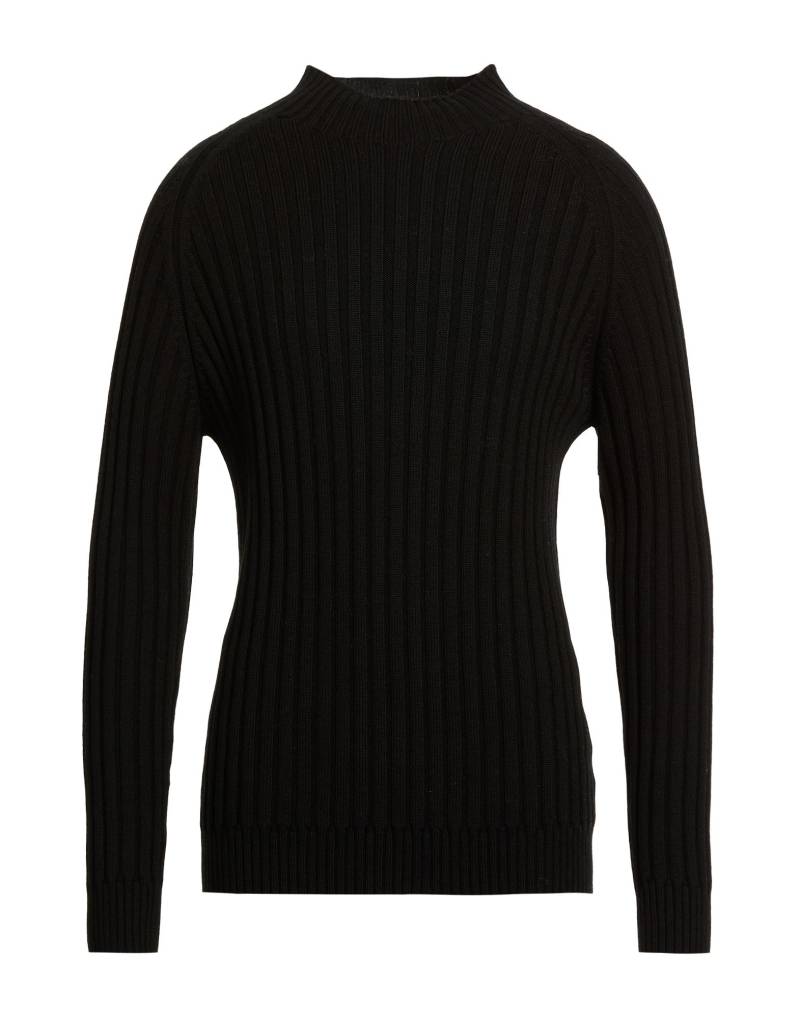 H953 Rollkragenpullover Herren Schwarz von H953
