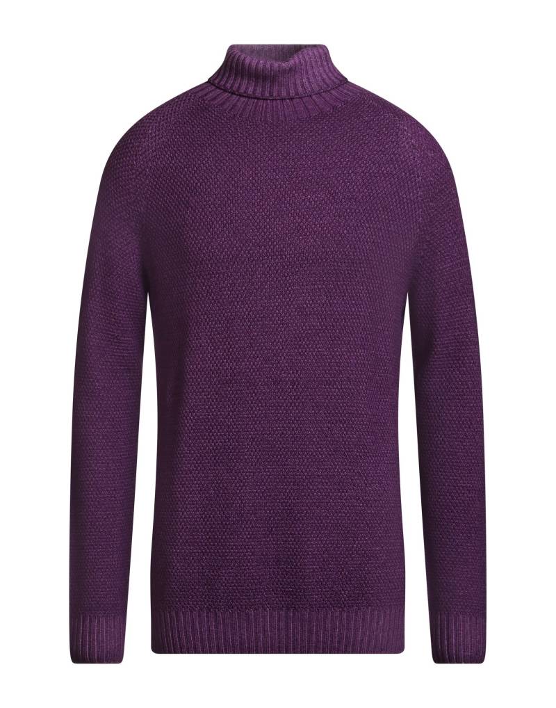 H953 Rollkragenpullover Herren Violett von H953