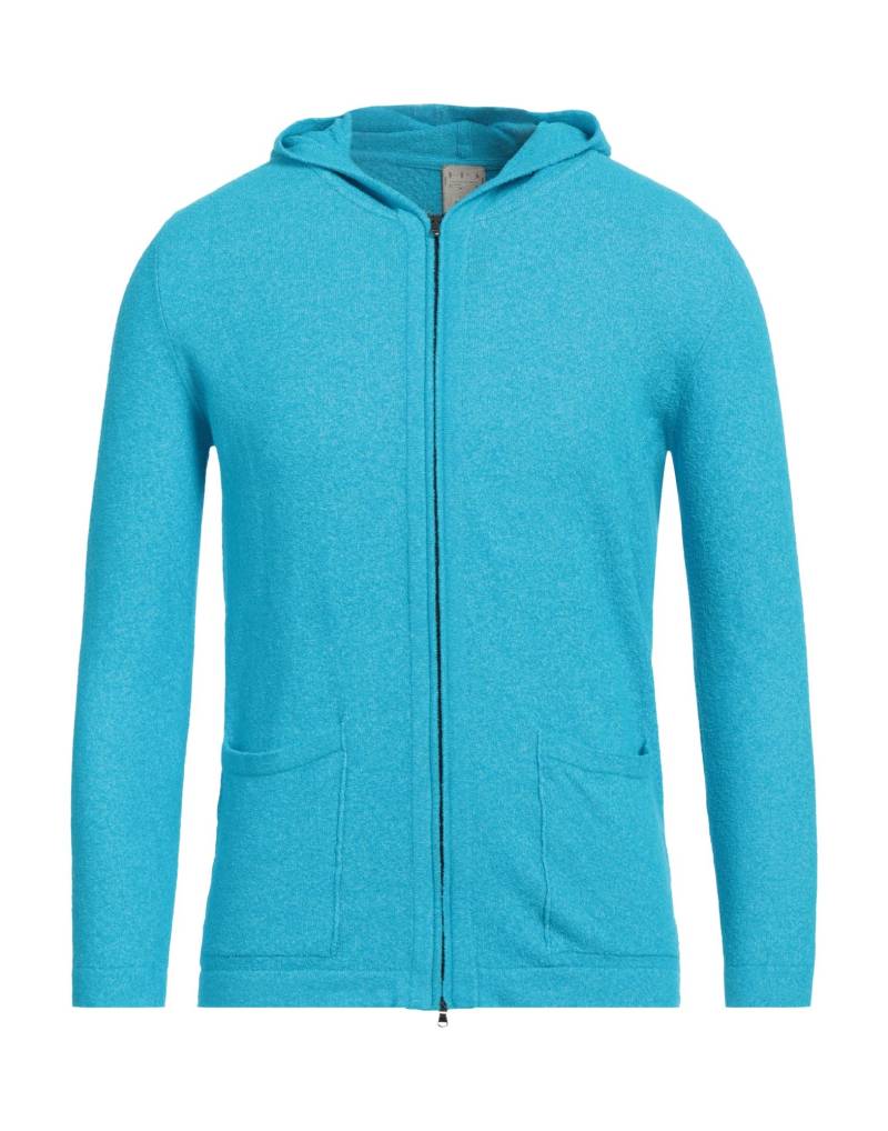 H953 Strickjacke Herren Azurblau von H953