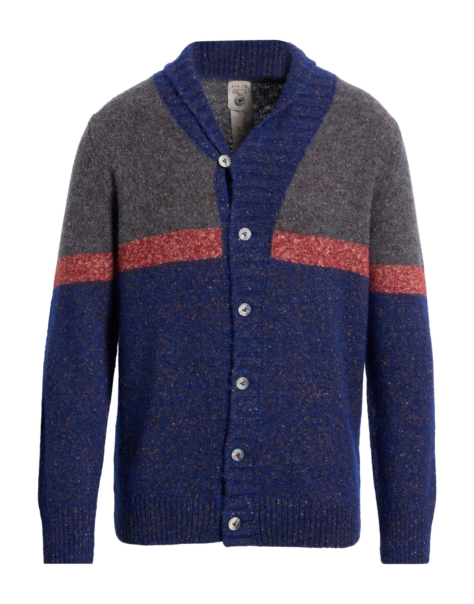 H953 Strickjacke Herren Blau von H953