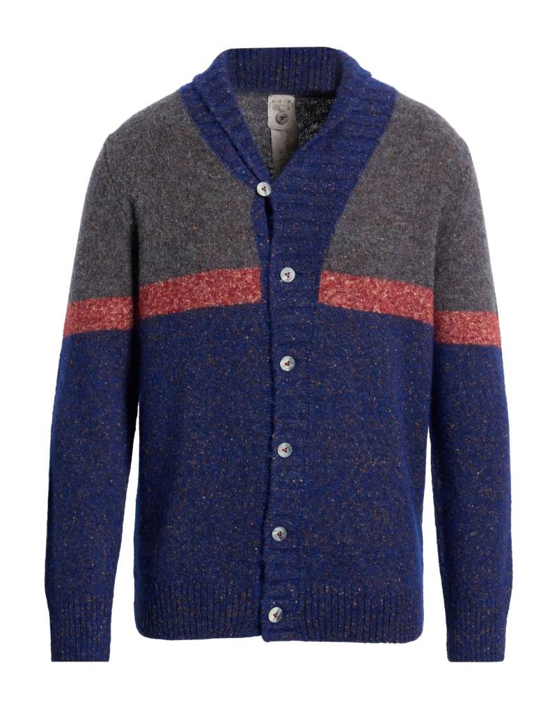 H953 Strickjacke Herren Blau von H953