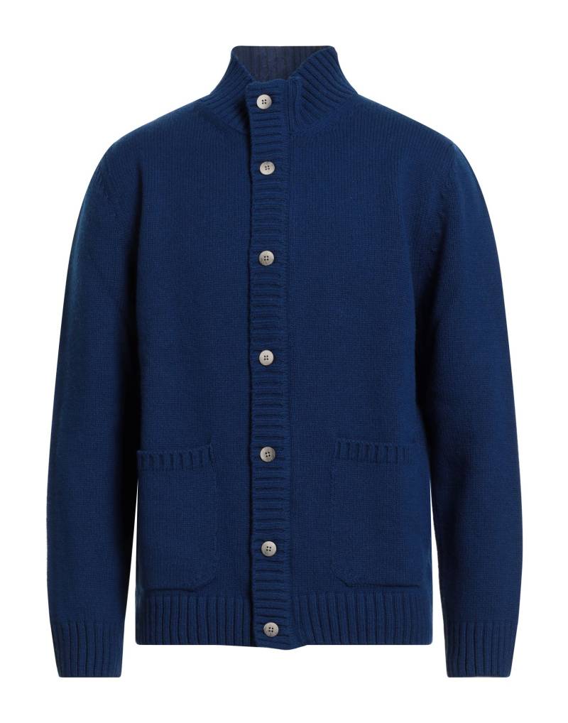 H953 Strickjacke Herren Blau von H953