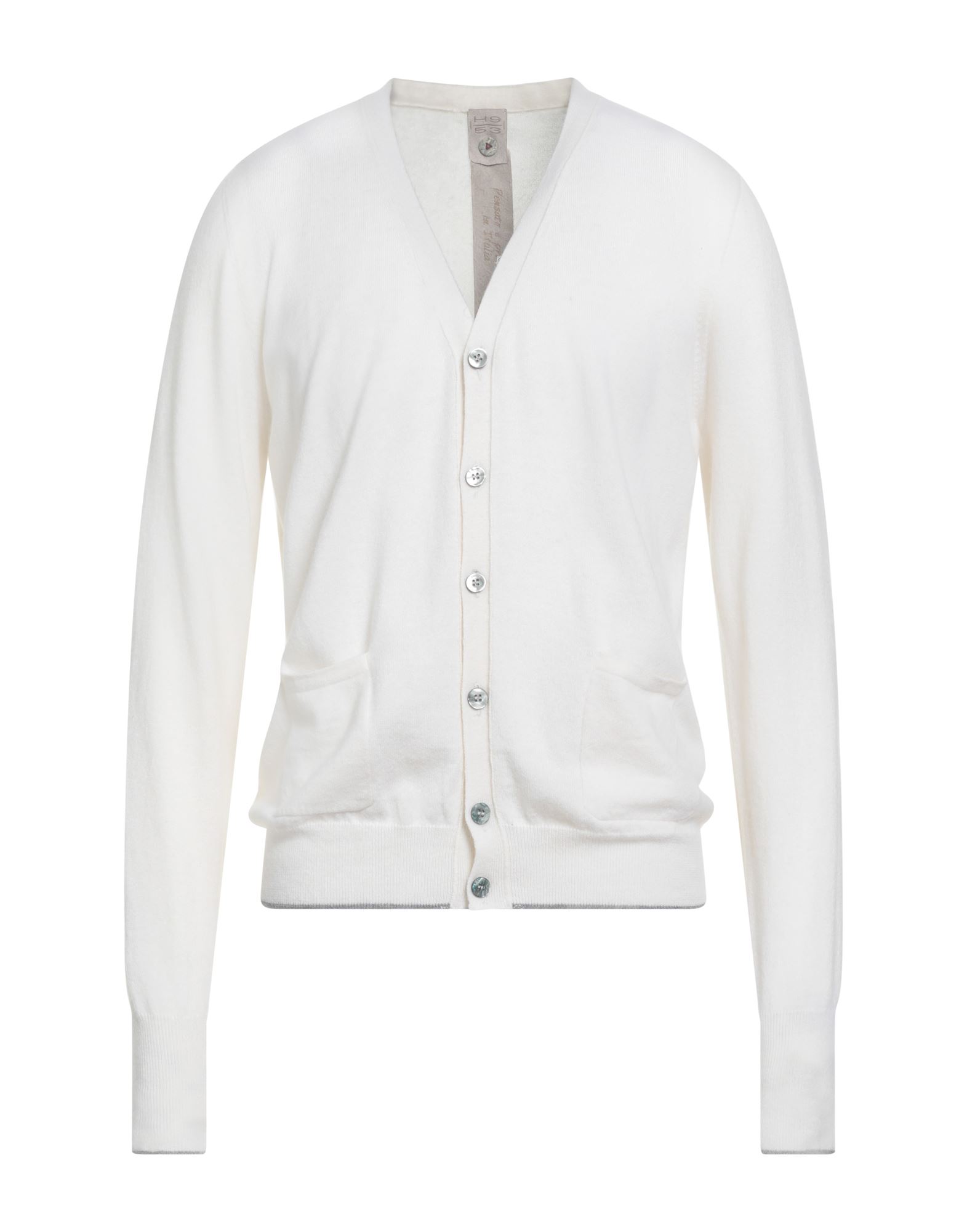 H953 Strickjacke Herren Elfenbein von H953