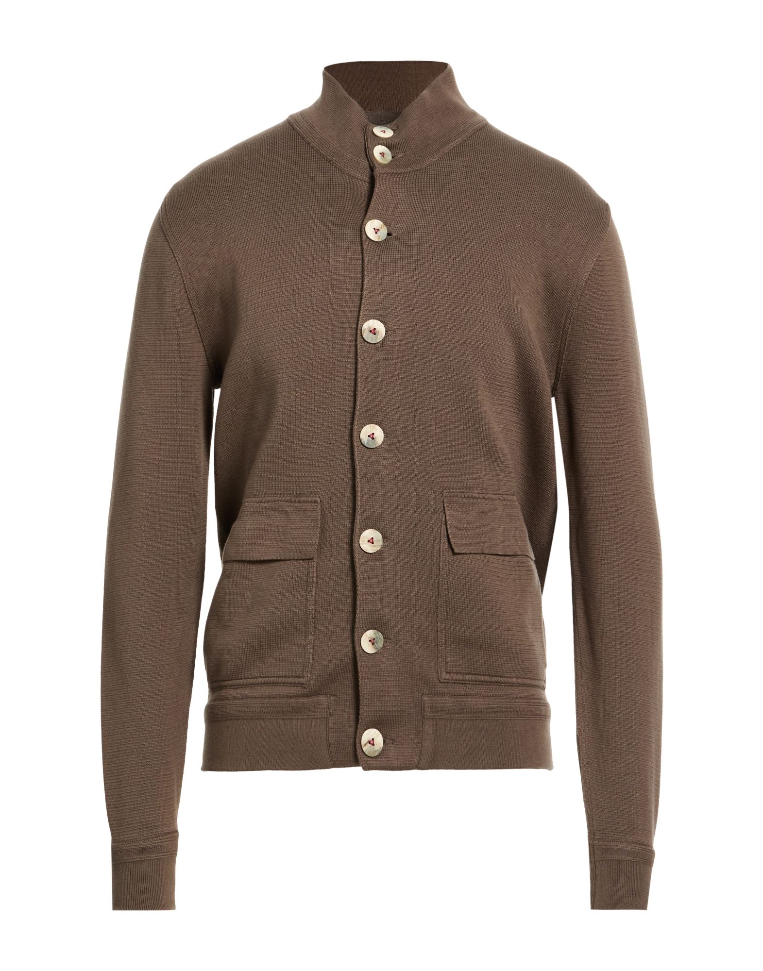 H953 Strickjacke Herren Khaki von H953