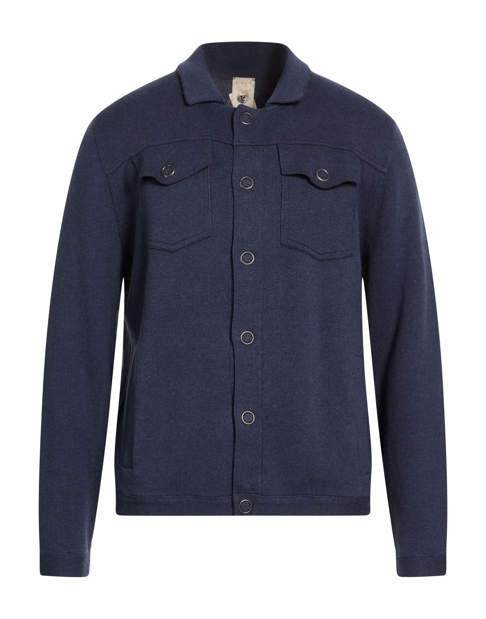 H953 Strickjacke Herren Nachtblau von H953