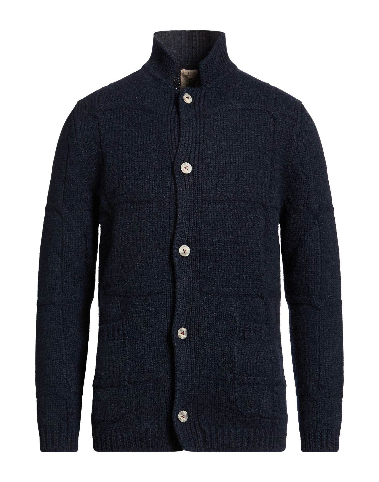 H953 Strickjacke Herren Nachtblau von H953