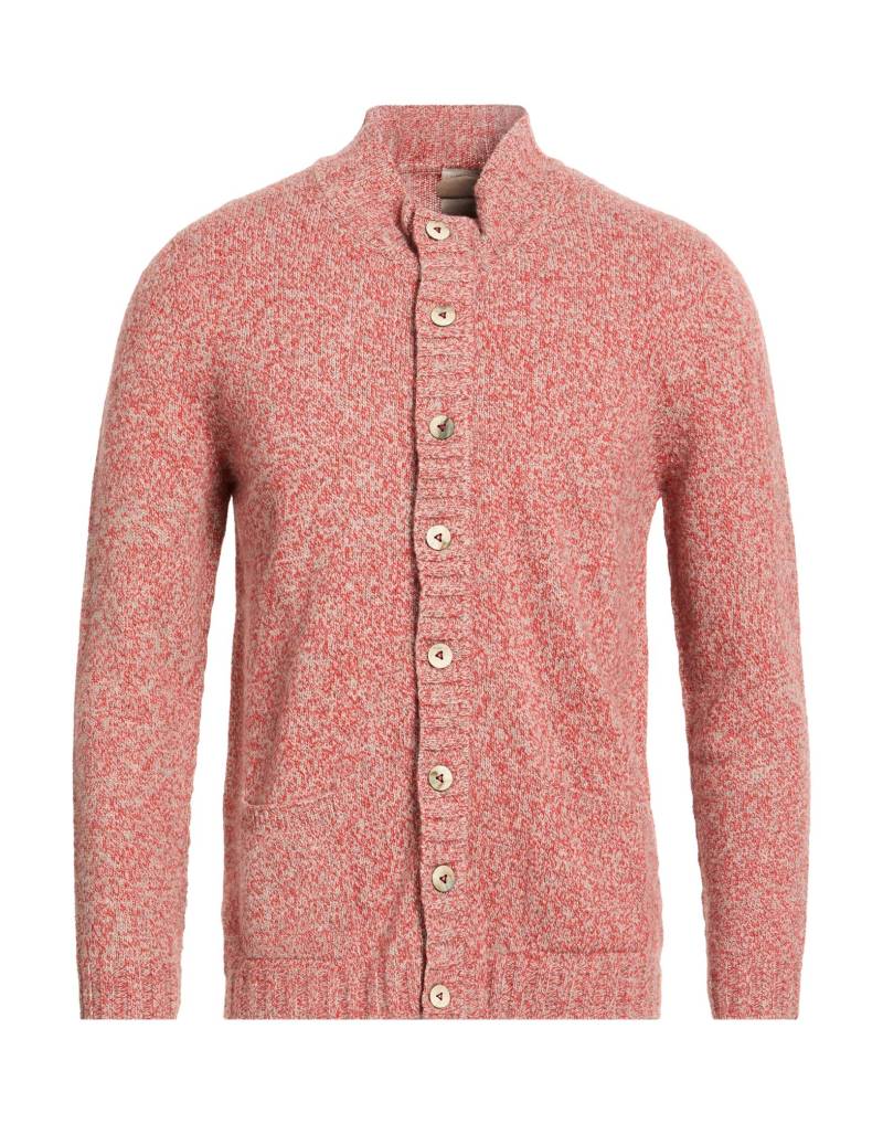 H953 Strickjacke Herren Rostrot von H953