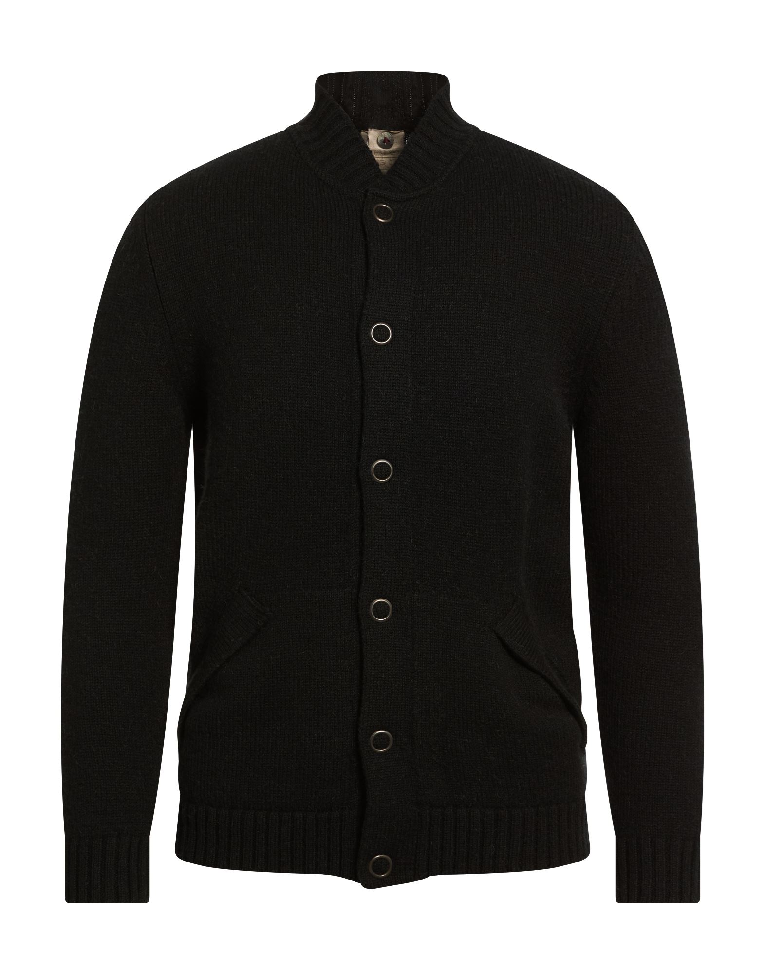 H953 Strickjacke Herren Schwarz von H953