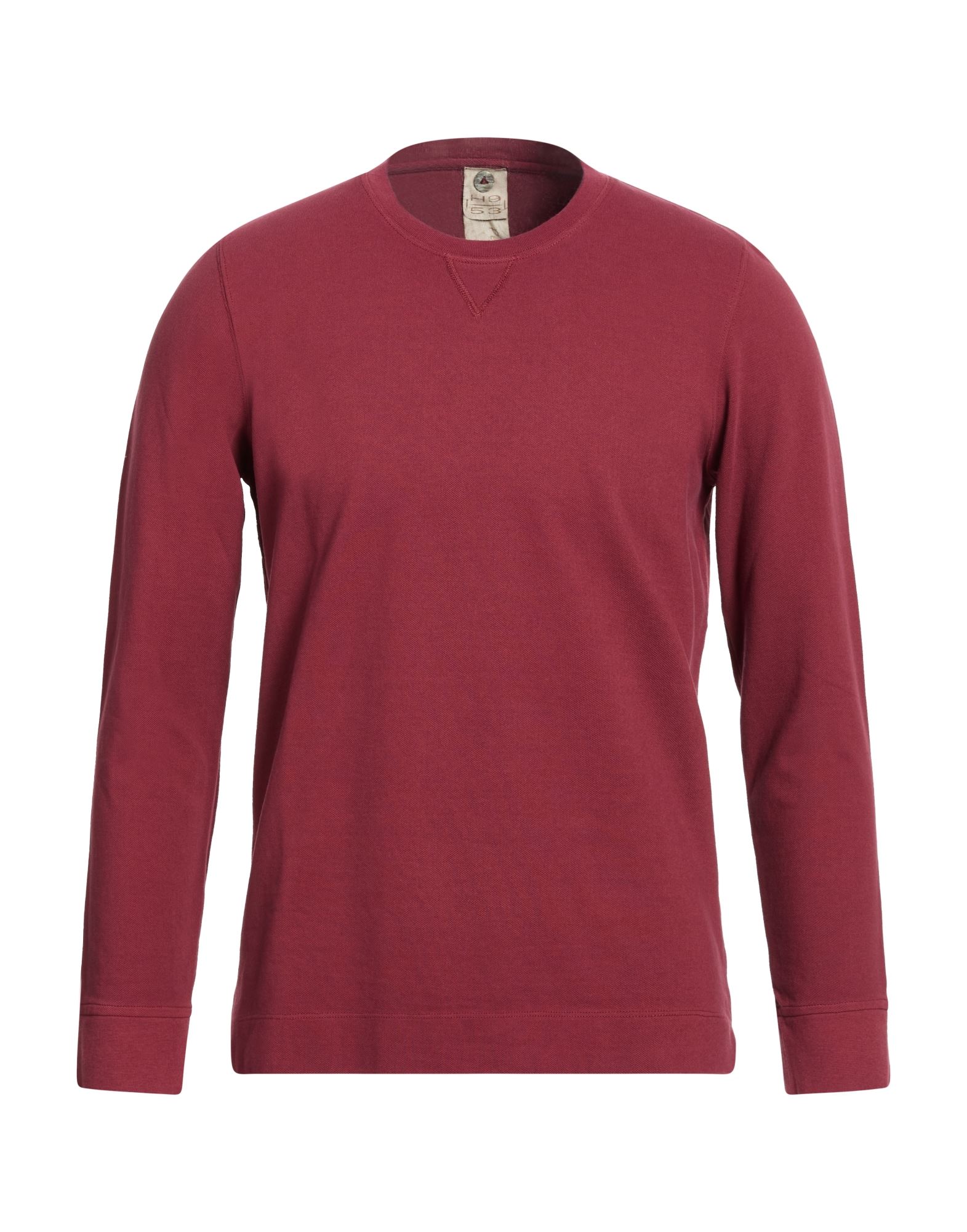 H953 Sweatshirt Herren Ziegelrot von H953