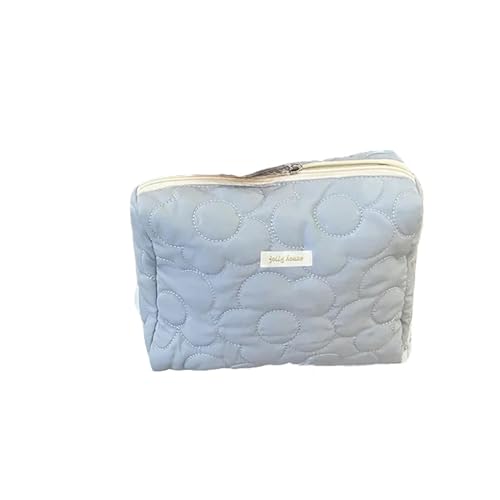 Makeup Tasche Haar Große Kapazität Frauen Kosmetikbeutel Koffer Casual Ladies Storage Bag Mit Reißverschluss Reisekupplung Tasche Kleine Handtaschen-Blau von HAAR