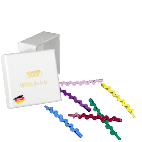 HAARallerliebst 6 Haarnadeln gewellt - 4,5 cm lange Bobby Pins wellig- Haarklemmen Damen & Hair Pins in weisser Box - Perfekte Haarnadel für auffälliges Styling HAARallerliebst 6 Haarnadeln gewellt - 4,5 cm lange Bobby Pins wellig- Haarklemmen Damen & Hair Pins in weisser Box - Perfekte Haarnadel für auffälliges Styling von HAARallerliebst