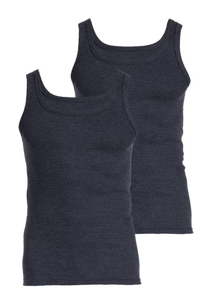HAASIS Bodywear 1919 Achselhemd Herren Unterhemd Clima Comfort 77293011-schwarz (Packung, 1-St., 2er Pack) Pflegeleichtes Unterhemd, Rundhals von HAASIS Bodywear 1919