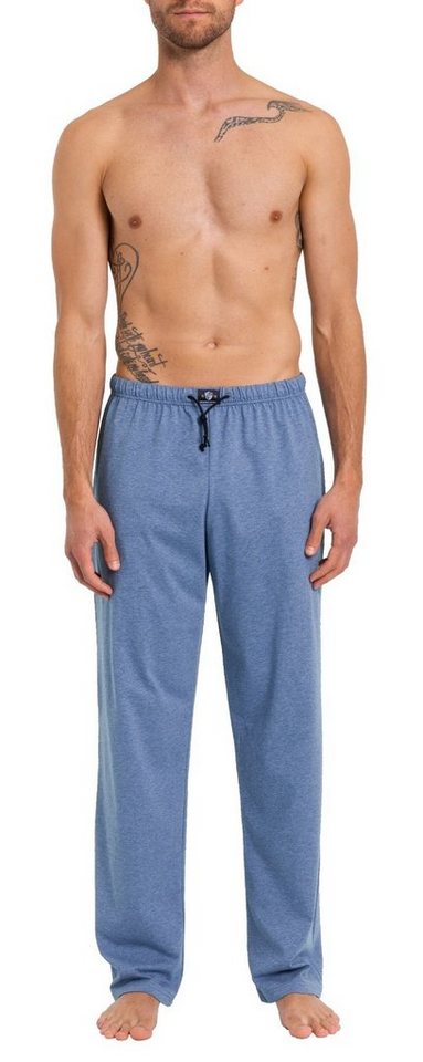 HAASIS Bodywear 1919 Pyjamahose Herren Jerseyhosen 77117873-poseidon (1-tlg) hochwertige Herren Boxershorts in optimaler Passform von HAASIS Bodywear 1919