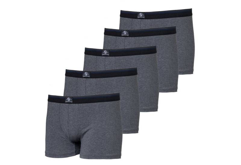 HAASIS Bodywear 1919 Retro Pants Herren Pants 77556413-carbon (Packung, 1-St., 5er Pack) Passgenaue Pants, Gummibund, ohne Einsatz von HAASIS Bodywear 1919