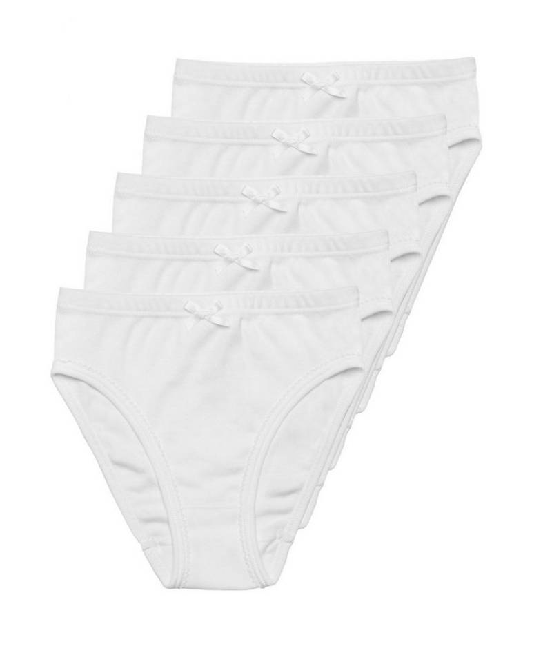HAASIS Bodywear 1919 Slip Mädchen Slip 55501670-weiß (Packung, 5-St., 5er Pack) hochwertige Mädchen Slip in optimaler Passform von HAASIS Bodywear 1919