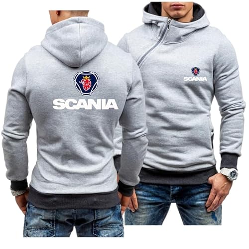 HAAVEN Kapuzen Pullover Scania Langarm-Jacke Sweatshirt Gepolsterte Strickjacke Mit Kapuze-A||L von HAAVEN